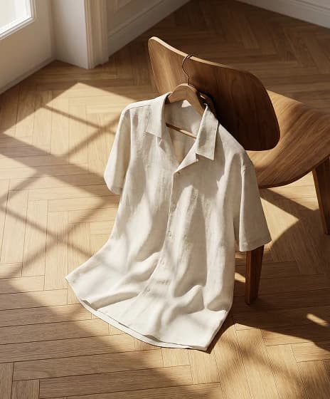 Riviera Classic Shirt — Natural
