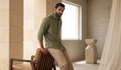 Riviera Classic Shirt — Natural