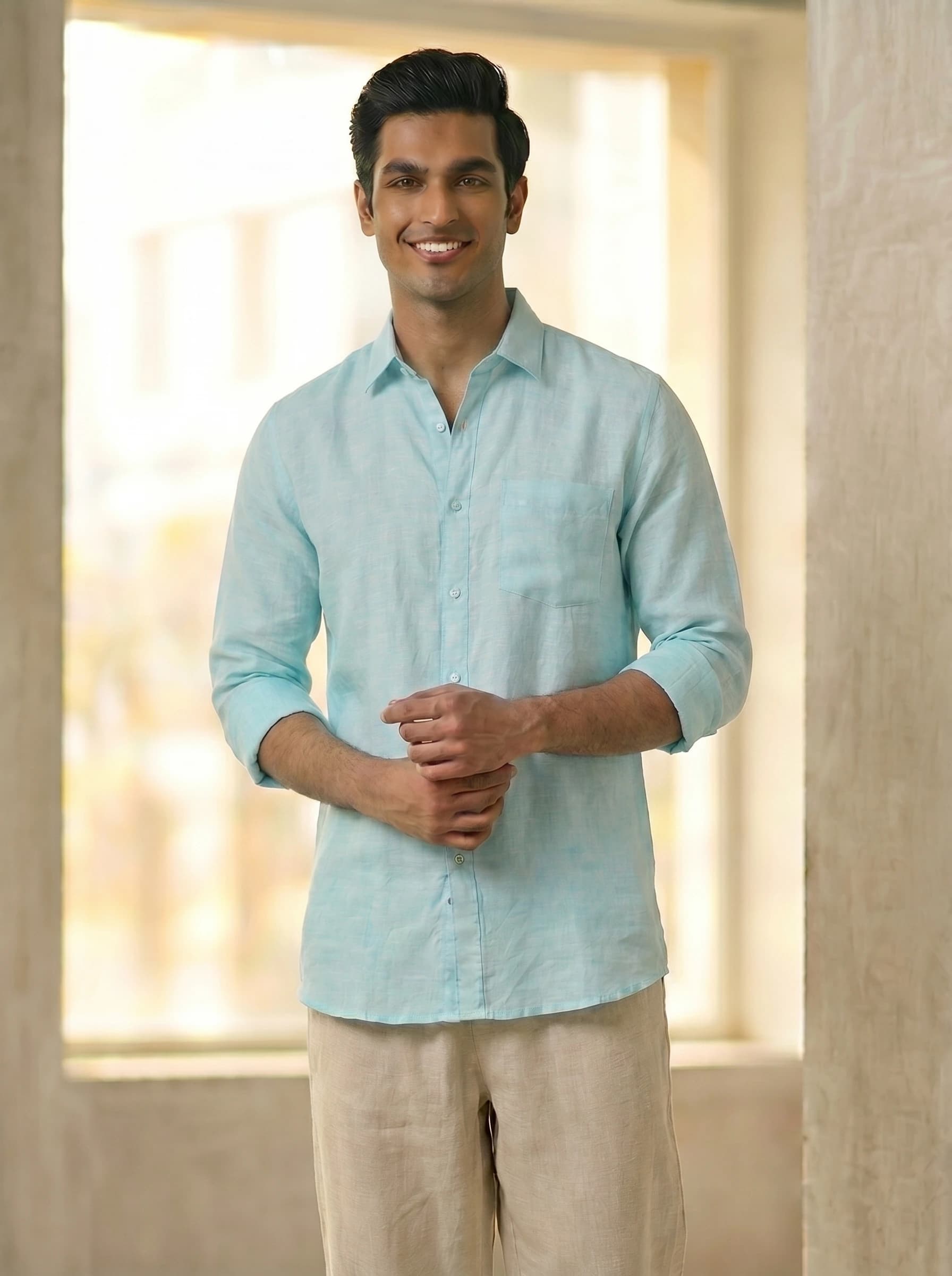 Riviera Classic Shirt — Natural